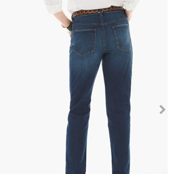 🛍Chico's so soft slim boyfriend ankle jeans chico's size 1 (10 in US) - Picture 4 of 8